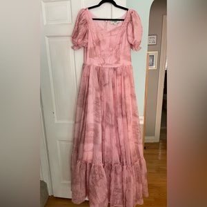 JessaKae Violette Maxi Gown Pink Ballerina Toile Large
